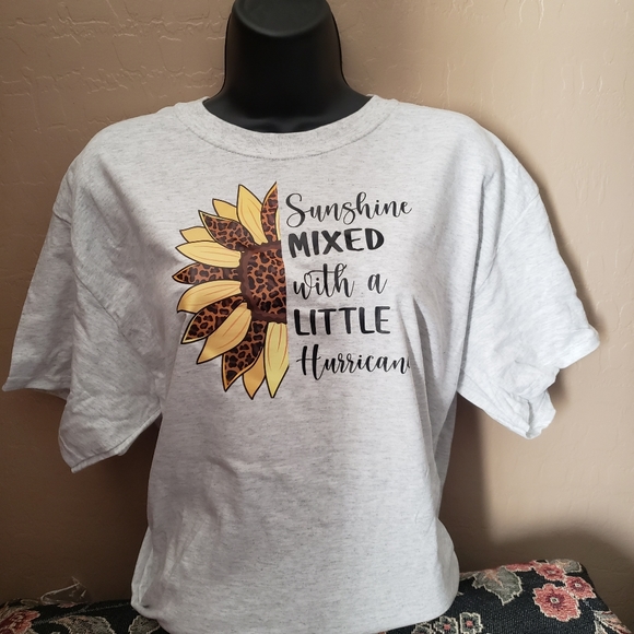 Sunshine Mixed With A Little Hurricane T-Shirt - Picture 4 of 4